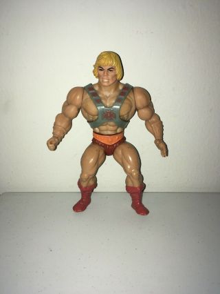 Vintage Mattel 1981 Motu Masters Of The Universe He - Man 5.  5 " Loose Action Figure