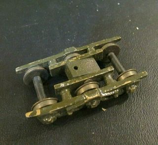 Nason /scale Craft? Brass Lead Molded Oo/00 Parts.  Metal 6 Wheel Truck