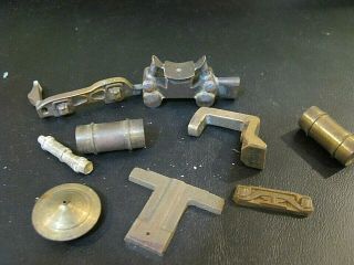 Nason /scale Craft? Brass Lead Molded Oo/00 Parts.  Heavy Brass Random