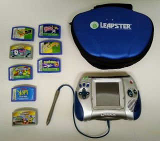 Leapfrog Leapster L - Max Game System With 8 Games Inc Spongebob