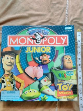 Toy Story And Beyond Disney Pixar Monopoly Junior