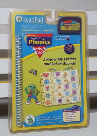 Leap Pad Leappad Leap Frog Phonics Activity Book Game Still In Package.