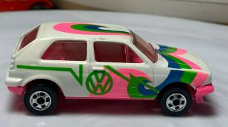 Hot Wheels Volkswagen Golf Vw Gti White 1/64 Diecast Loose Rabbit Vhtf