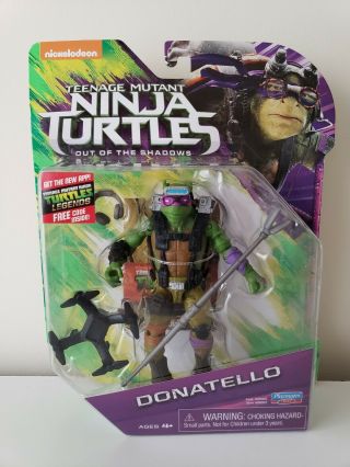 2016 Teenage Mutant Ninja Turtles Out Of The Shadows Donatello Figure Moc
