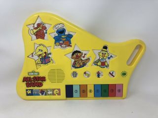 Sesame Street All Star Band 1991 Vintage Keyboard Kids Music Golden Toys