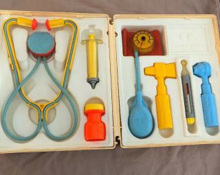 Vintage 1977 Fisher Price Medical Kit Complete Set