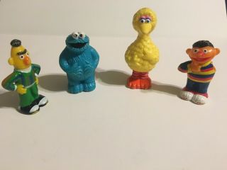 1 - 2 - 3 Sesame Street Playset●bert,  Ernie,  Big Bird,  Cookie●child Guidance 0139●1984