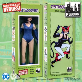 Official Dc Comics Catwoman 8 Inch Action Figure In Retro Box