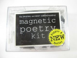The Magnetic Poetry Kit 400,  Words Vocabulary Builder Fridge 1993 Party