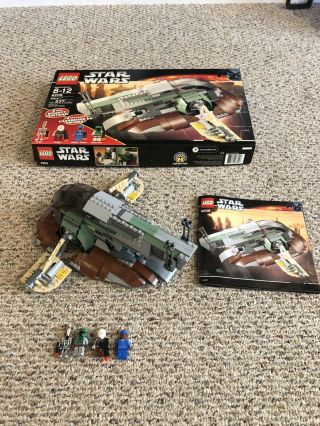 Lego Star Wars Slave 1 6209 100 Complete