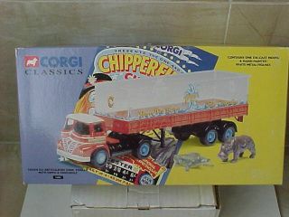 Corgi Chipperfields Circus Foden S21 Articulated Tank Trailer With Hippo & Croc