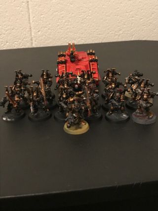 Chaos Space Marines Painted With Rhino Warhammer 40k 19 Total