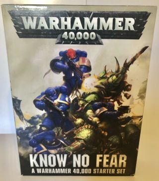 Games Workshop Warhammer 40k 8th Edition Know No Fear Starter Set With Tau Army