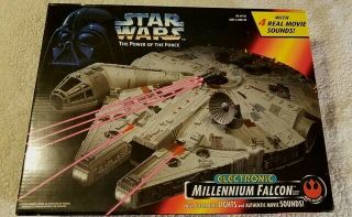 Star Wars Potf Electronic Millennium Falcon,  1995 Kenner 69785