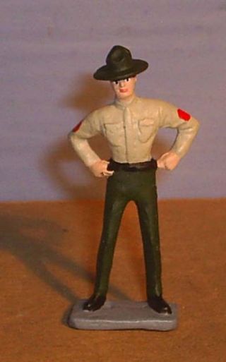 Toy Soldiers Metal American Wwii Us Marine Drill Sergeant 54mm