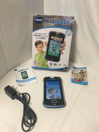 Vtech 80 - 169500 Kidibuzz Smart Device Toy Phone For Kids - Black In Open Box