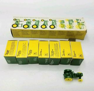 Seven Of Eight John Deere Miniature Toy Tractors Sound - Idea Row - Crop Tractor