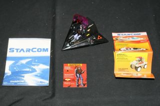 Vintage Coleco Starcom Shadow Parasite W/ Lt.  Magg With Visor & Instructions