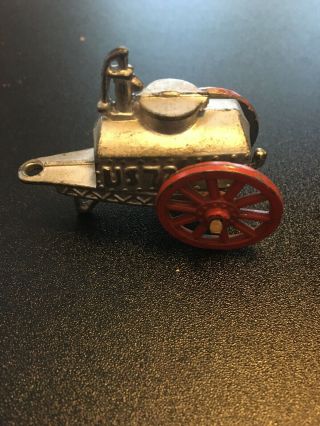 Vintage Manoil Or Barclay Lead Toy Soldier Us72 Water Wagon On Metal Wheels