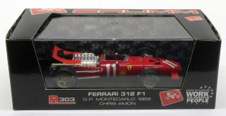 Brumm 1/43 Scale Diecast R303 - Ferrari 312 F1 Gp Monte Carlo 1969 - 11 C.  Avon