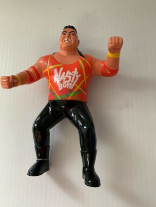 1994 OSFTM WCW Wrestling Figures Nasty Boys Rubber Knobs Skaggs Rubber Toy 3