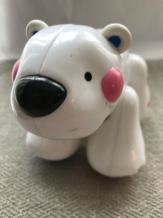 Fisher Price Animals 5 " Polar Bear Clicker Joint Toy