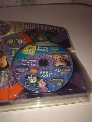 Fisher Price InteracTV DVD SpongeBob,  Jimmy Neutron,  Fairly Odd Parents Case 3