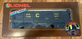G Scale Lionel 8 - 87405 B&o Gondola