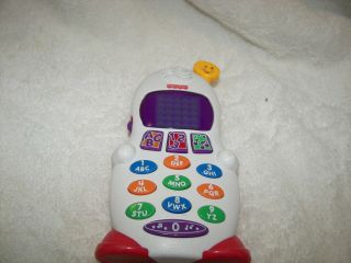 Laugh & Learn Musical Cell Phone Toy Fisher Price Led Dot Lights Up Counting