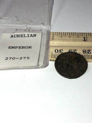 Ancient Roman Empire Coin - 270 - 275 Ad Aurelian Copper Emperor - Fast