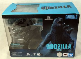 Bandai Tamashii Sh.  Monsterarts Godzilla King Of Monsters 2019 Figure,  Box Damage