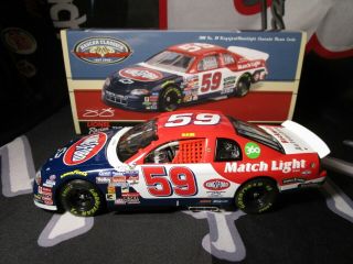 Jimmie Johnson Autographed Signed 59 Kingsford Charcoal 1998 Busch Series Car.