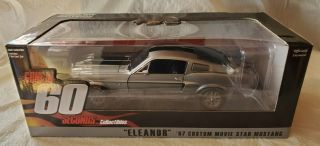Greenlight 12909 1:18 1967 Ford Mustang Custom Eleanor Gone In 60 Seconds.