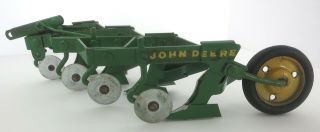 Vintage Eska Ertl John Deere Diecast Toy 4 Bottom Plow
