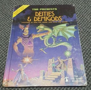 Deities & Demigods - Advanced Dungeons Dragons Ad&d Tsr 2013 - 144 Pages Cthulhu