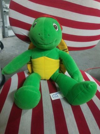 Kidpower Nelvana 14 " Plush Talking Franklin Turtle Stuffed Toy Vintage