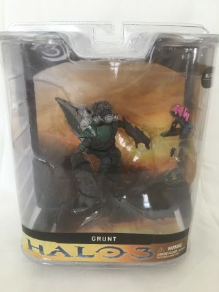 Mcfarlane Toys Halo 3 Series 1 Grunt Actioon Figure Figurine Rare Nrfp 2008