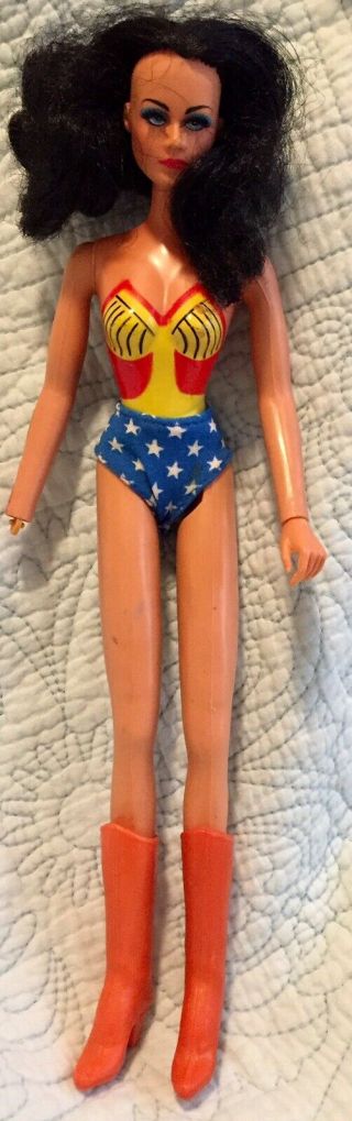 Vintage 1975 Mego Wonder Woman - Lynda Carter Doll - Parts