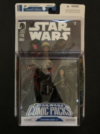 Star Wars Comic Packs Legacy 2 Darth Talon & Cade Skywalker Action Figures