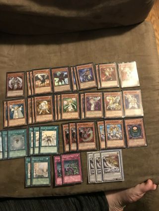 Yugioh Lightsworn Deck.  43 Cards.  Comes With Sleeves,  Box.  Judgement,  Punishment