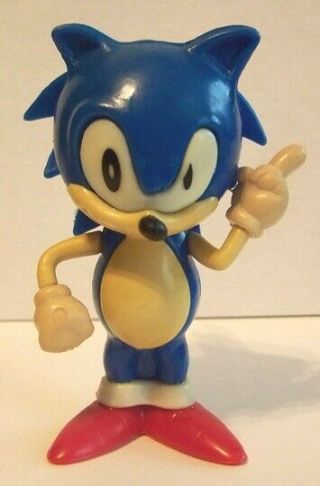 Vintage - 1993 Sega Sonic The Hedgehog Cartoon Blue Plastic Candy Dispenser