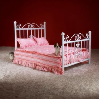 Feeltoys Fw011 Doll Scene Series 1/6 Scale Metal Bed Base Set K Pink