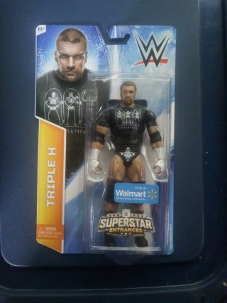 Triple H Wwe Basic Figure Walmart Superstar Entrances Mattel Evolution