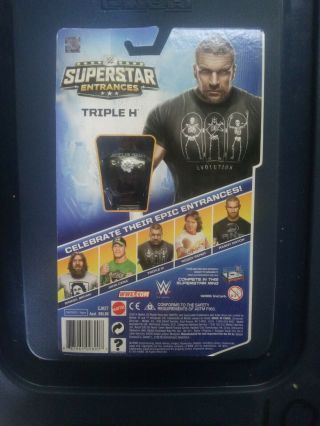 TRIPLE H WWE BASIC FIGURE WALMART SUPERSTAR ENTRANCES MATTEL Evolution 2