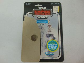 Star Wars Vintage Kenner Luke Skywalker Hoth Esb - 47 Card Back Cardback 1982