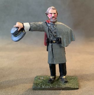 Csa General Nathan Bedford Forrest,  Acw,  54mm Metal