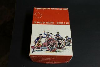 Vintage Strombecker Military Miniatures Battle Of Yorktown Metal Model Kit 1505