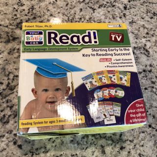 Your Baby Can Read,  Set Of Early Language Dev,  4 Dvds,  4 Books,  Parent Guide