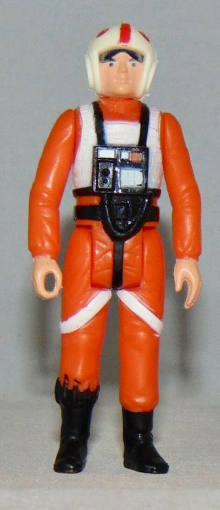 Vintage Kenner 1978 Star Wars 3.  75 " X - Wing Pilot Luke Figure Raised Bar China