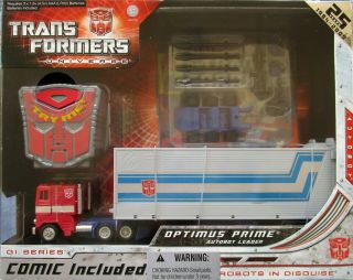 Optimus Prime Transformers 25th Anniversary G1 Series Hasbro
